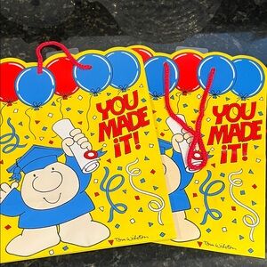 Vintage Ziggy Graduation Gift Bags